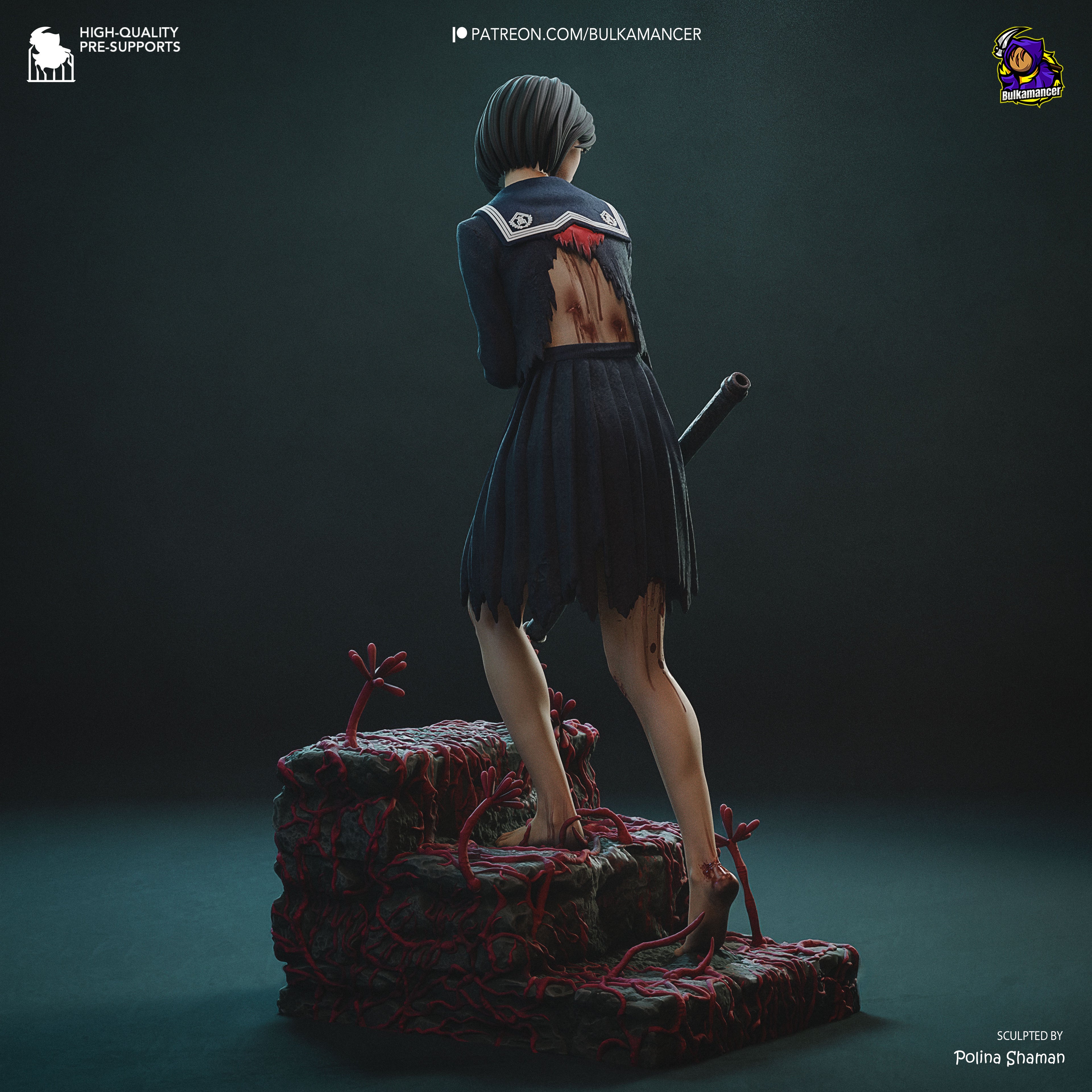 Bulkamancer Sculpts Not Yet Dead 216mm 1/8TH Statue Unpainted