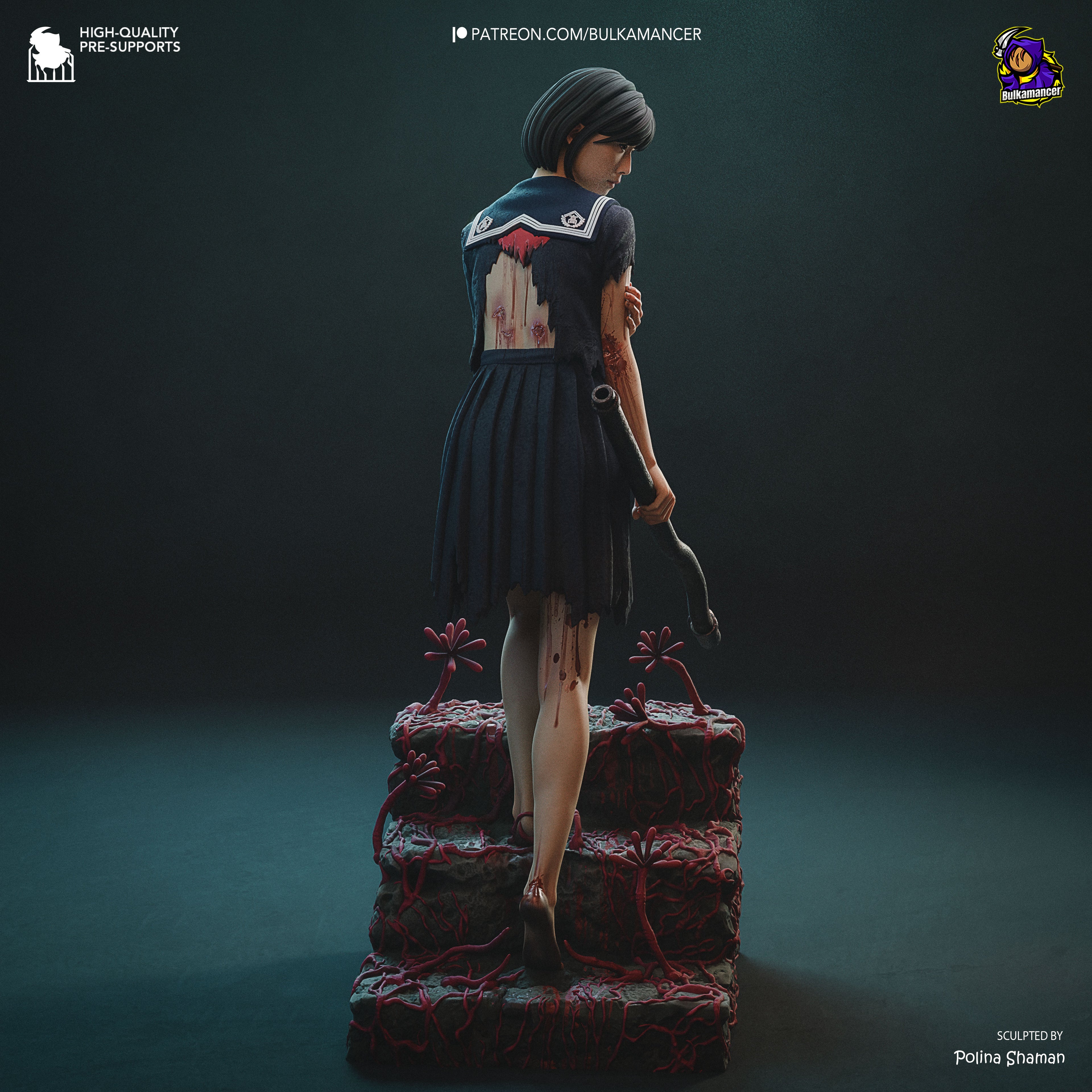 Bulkamancer Sculpts Not Yet Dead 216mm 1/8TH Statue Unpainted