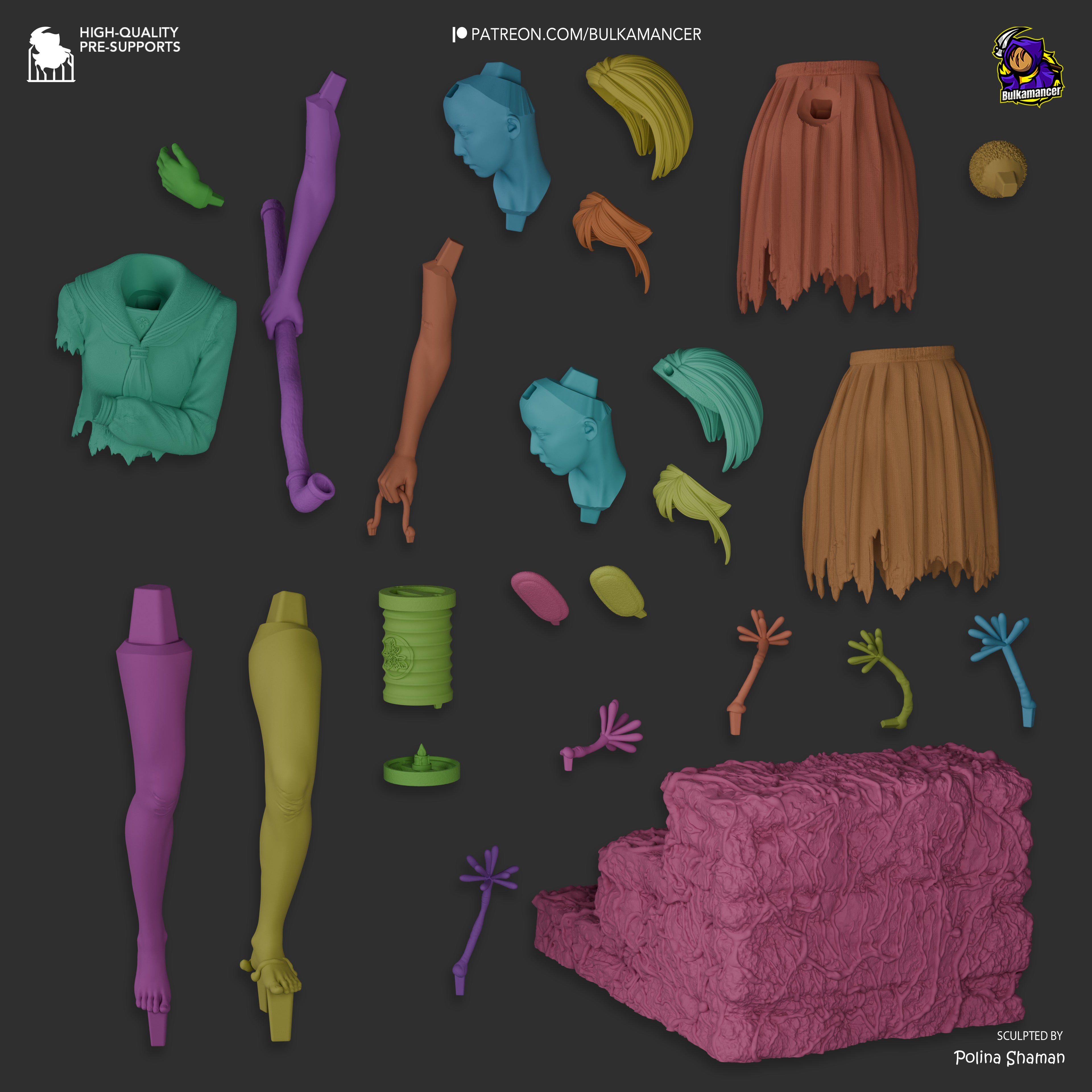 Bulkamancer Sculpts Not Yet Dead 216mm 1/8TH Statue Unpainted