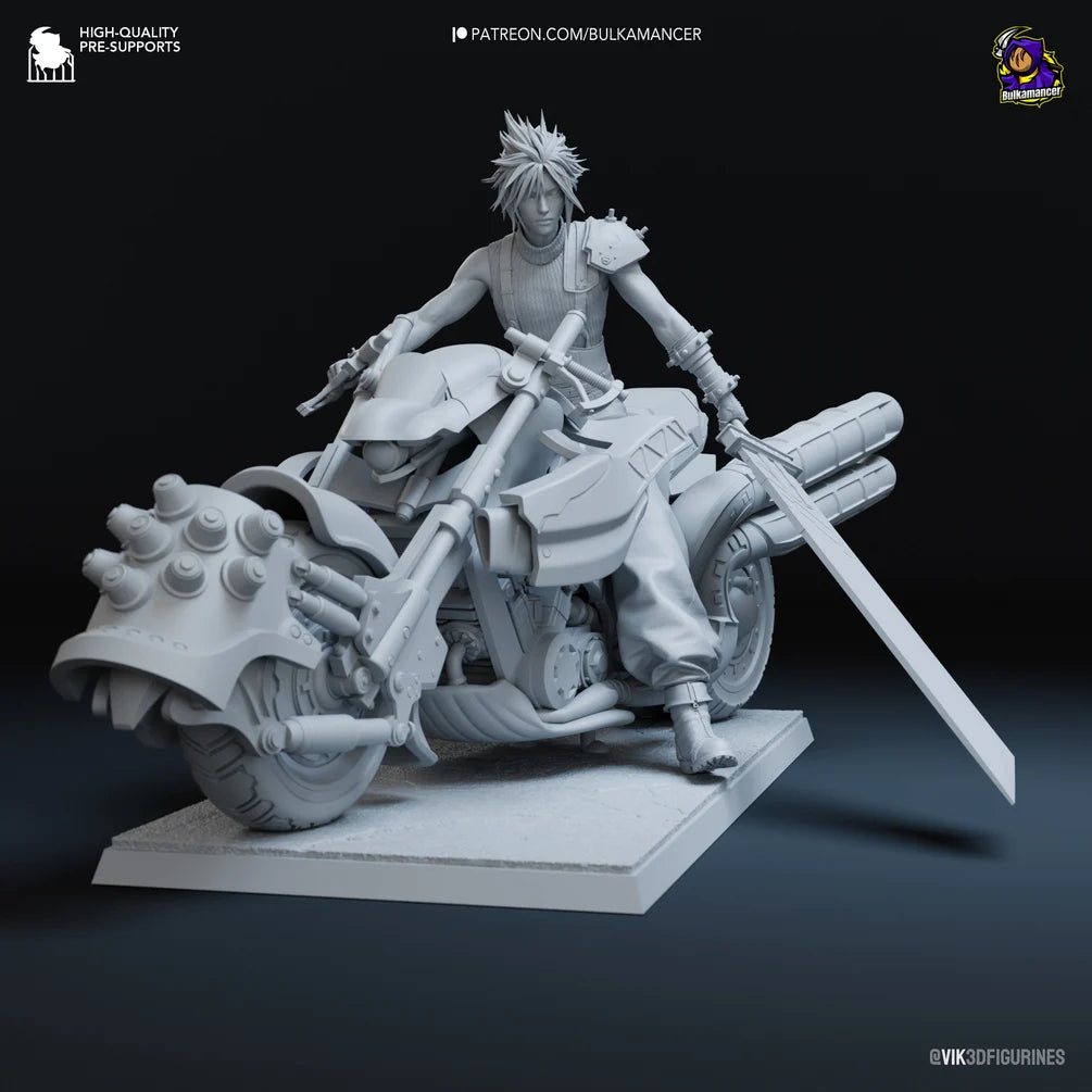 Bulkamancer Sculpts Cloud Fan Art 1/8TH Statue Unpainted