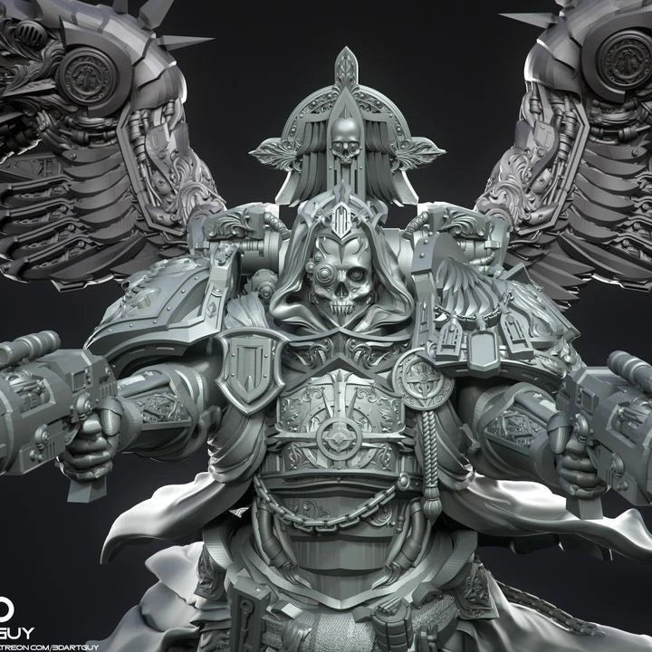 3dArtGuy- Cowled Angel 40mm Miniature