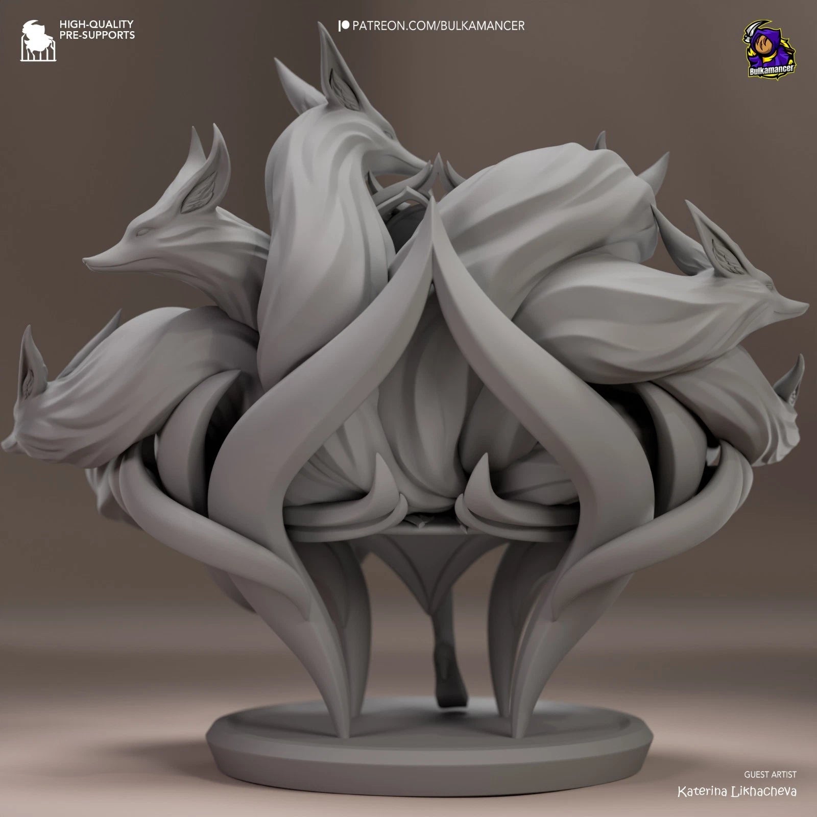 Bulkamancer Sculpts Ahri League Of Legends  1/8TH Statue
