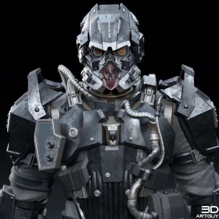 3dArtGuy- Assault Trooper 32mm Miniature