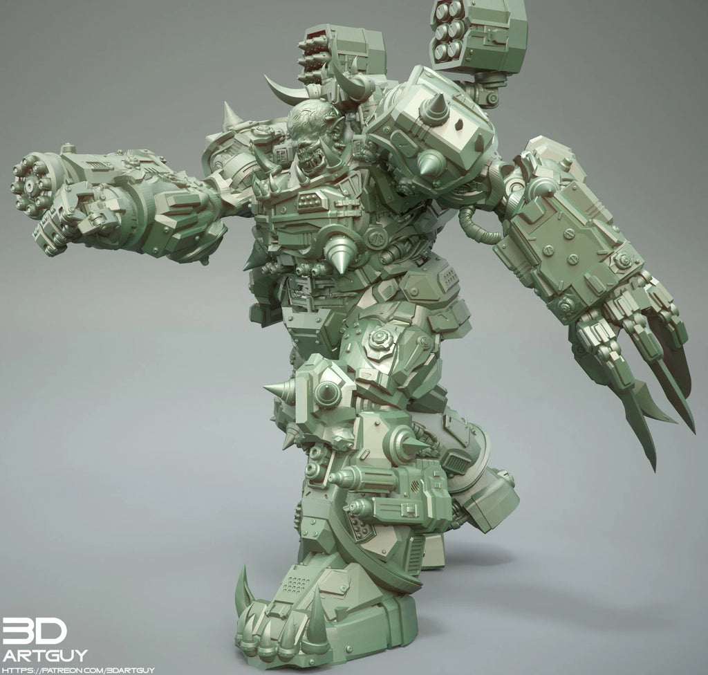 3dArtGuy- Orc War Machine 50mm