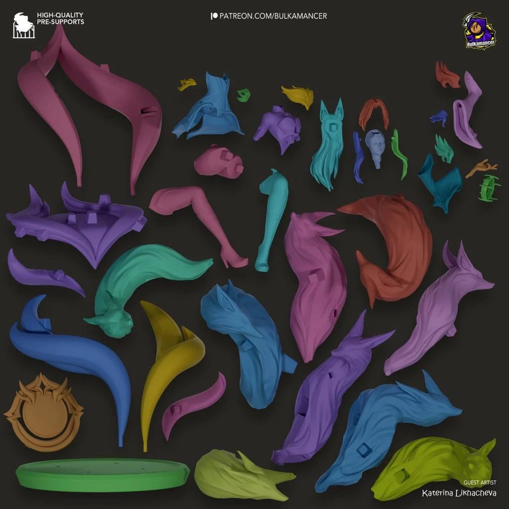 Bulkamancer Sculpts Ahri League Of Legends  1/8TH Statue