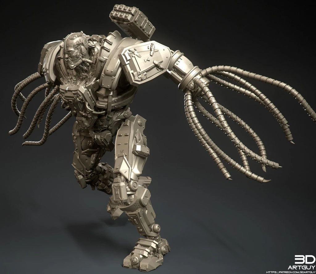 3dArtGuy- Cyberpunk Monster Diorama 100mm