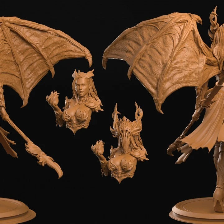 3dArtGuy- Succubus 32mm Miniature