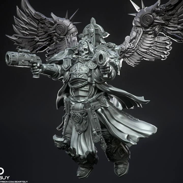 3dArtGuy- Cowled Angel 40mm Miniature