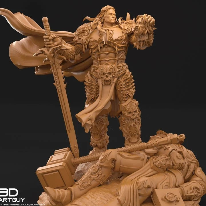 3dArtGuy- Betrayer King 32mm Miniature