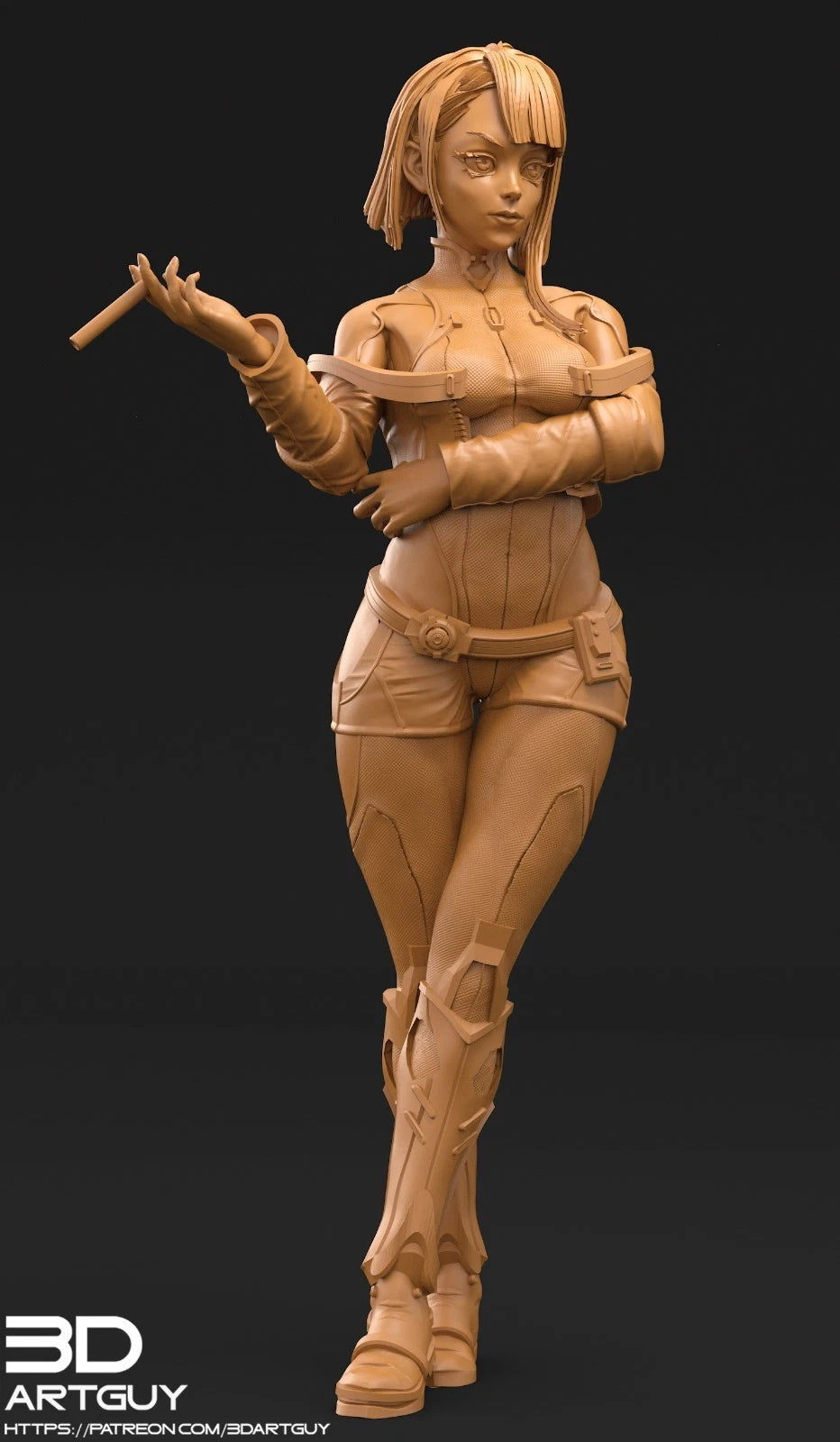 3dArtGuy- Cyberpunk Duo Diorama 100mm