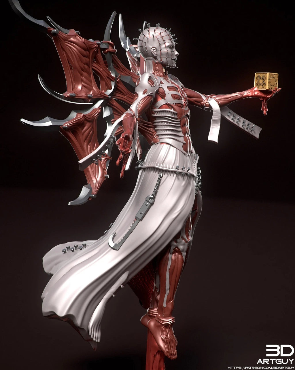 3dArtGuy- Hell Priestess 50mm