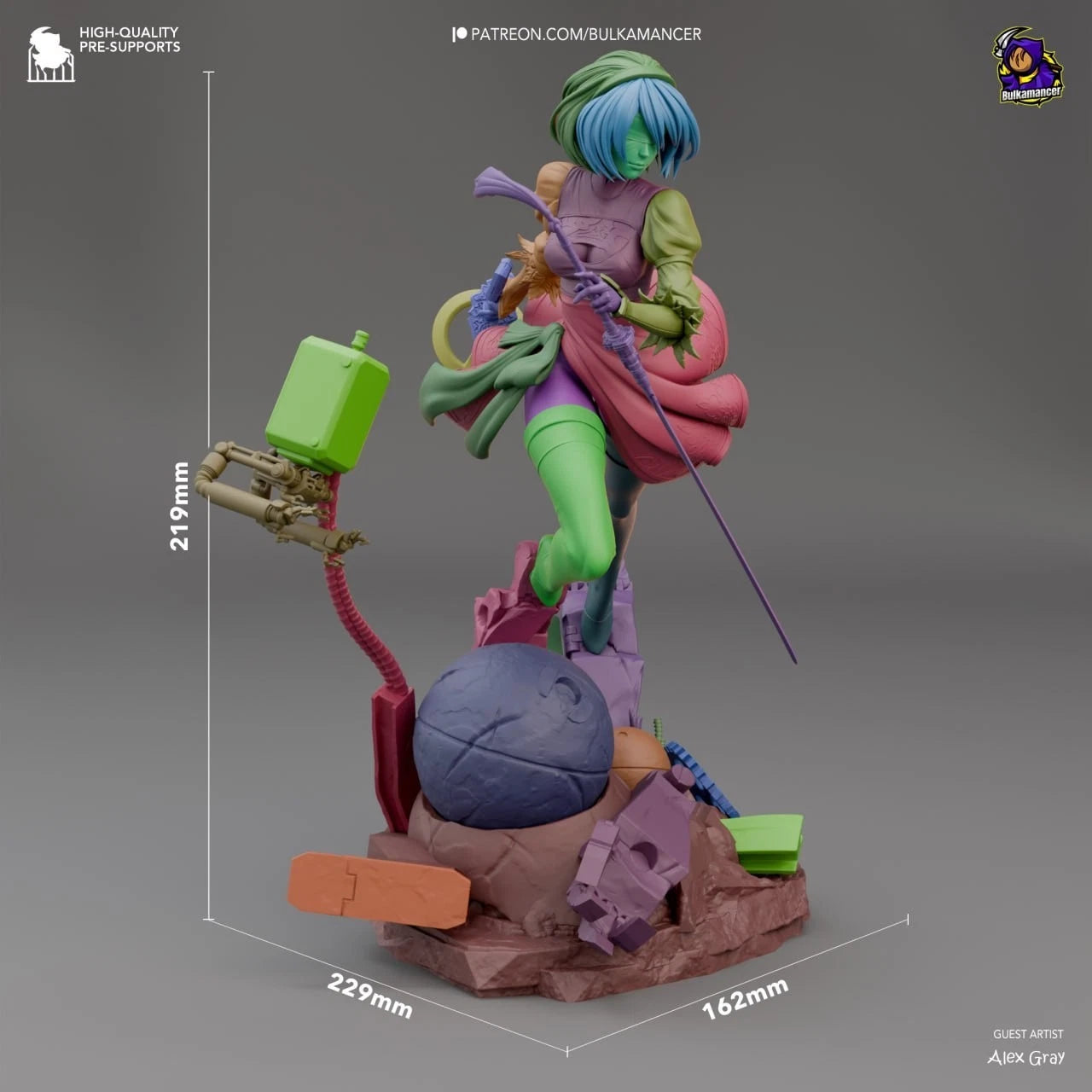 Bulkamancer Sculpts 2B 1/8TH Statue Unpainted