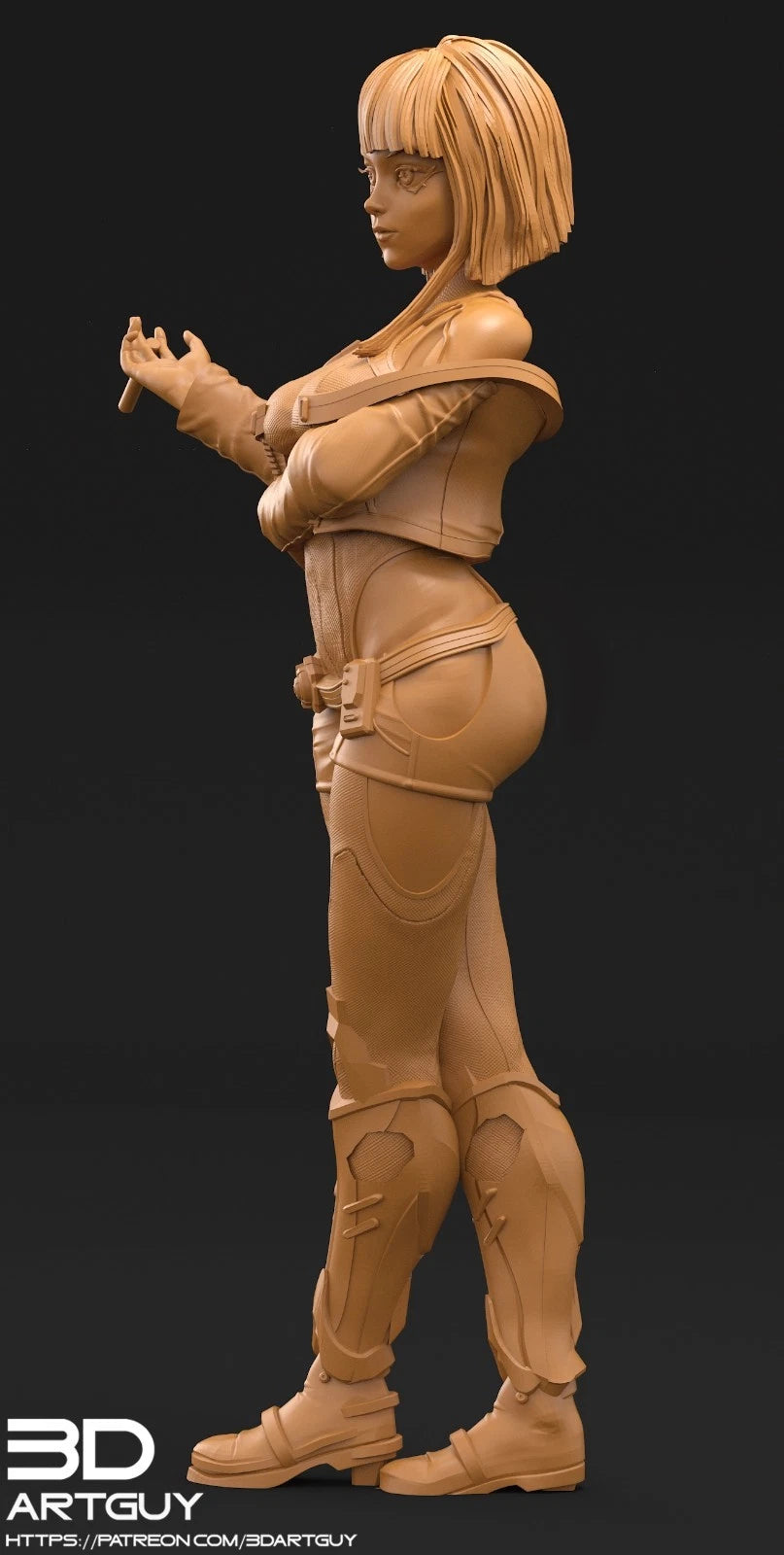 3dArtGuy- Cyberpunk Duo Diorama 100mm