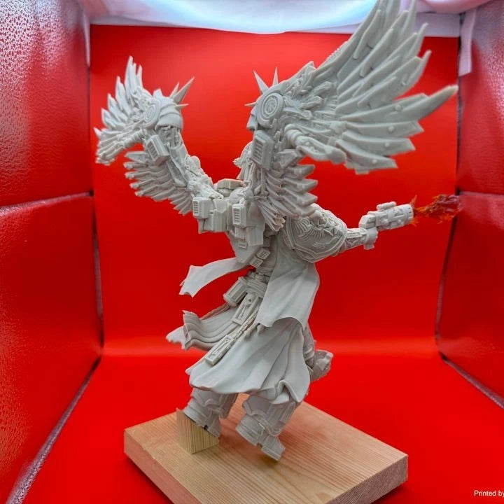 3dArtGuy- Cowled Angel 40mm Miniature