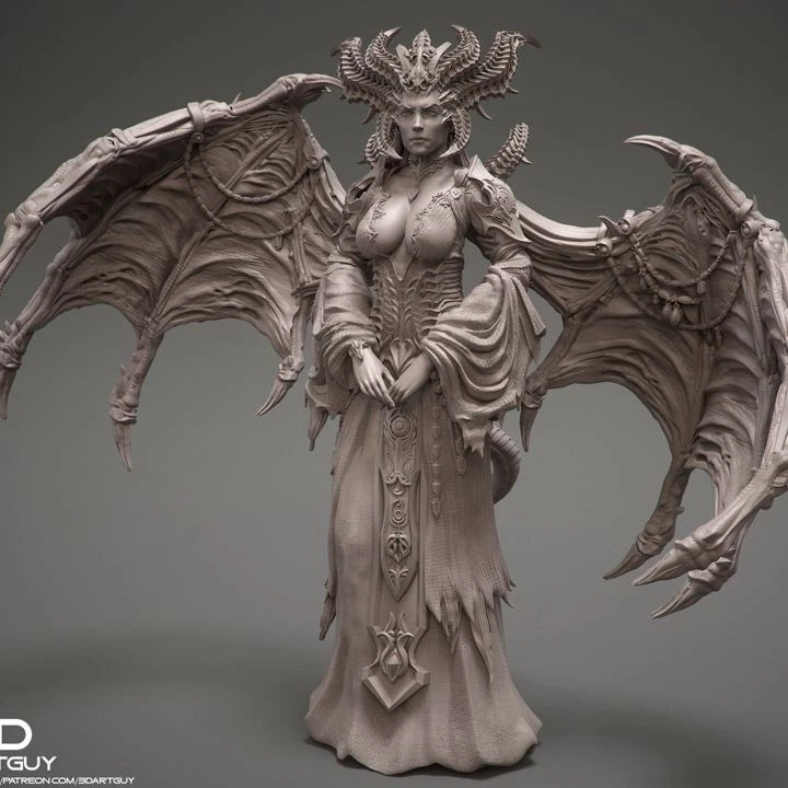 3dArtGuy- Demon Lord 50mm Miniature