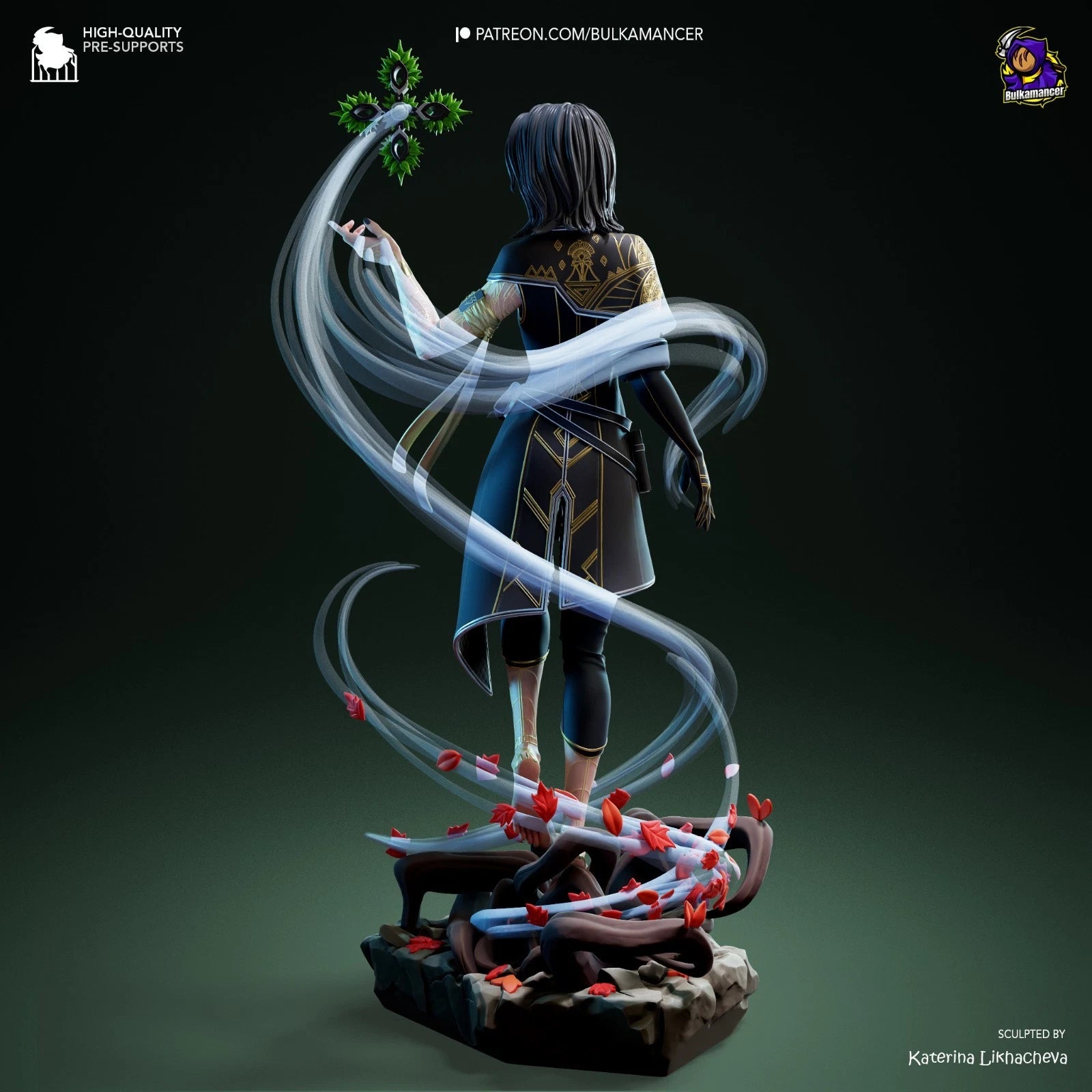 Bulkamancer Sculpts  Lune Clair Obscur: Expedition 33 1/8TH Statue Unpainted