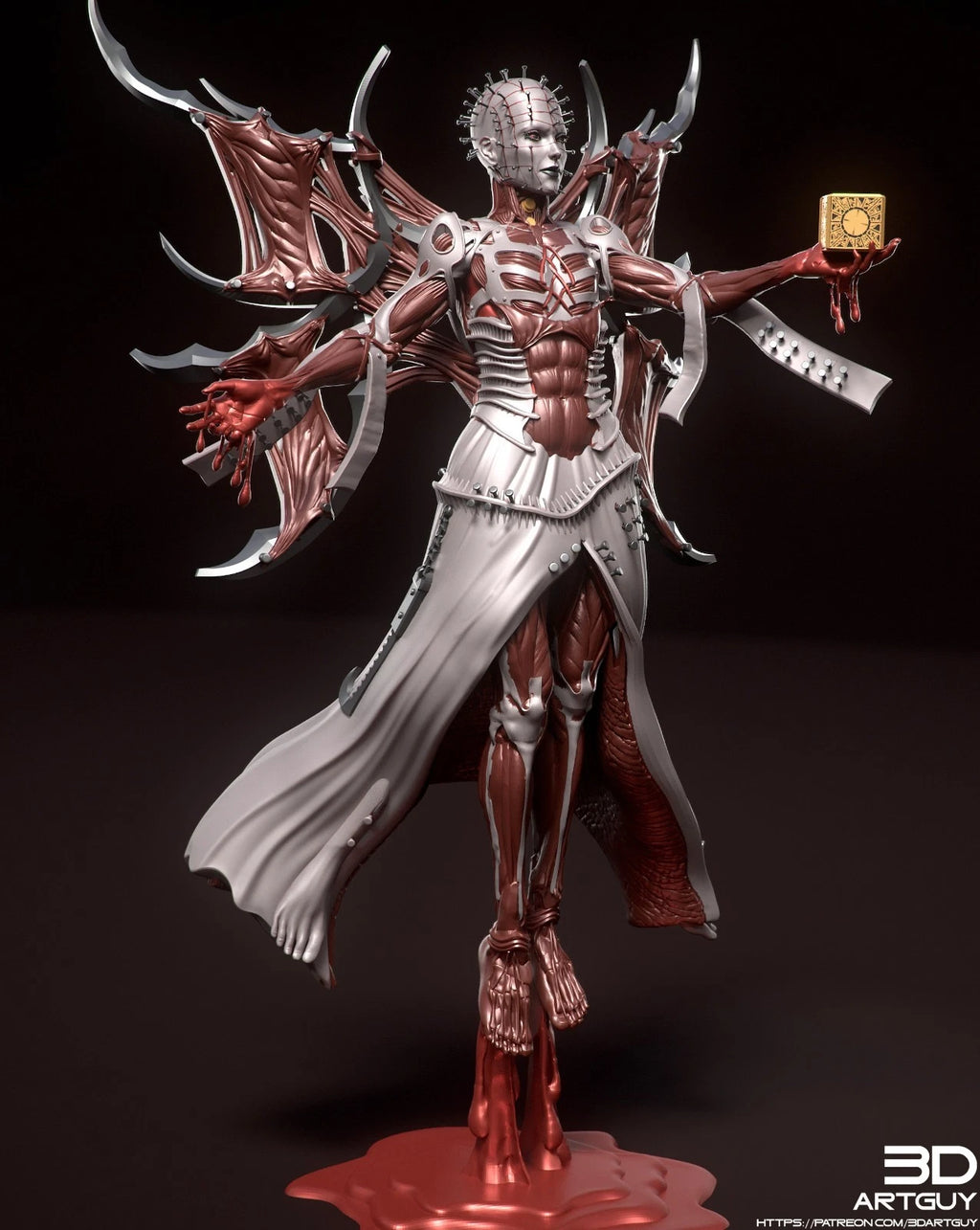 3dArtGuy- Hell Priestess 50mm