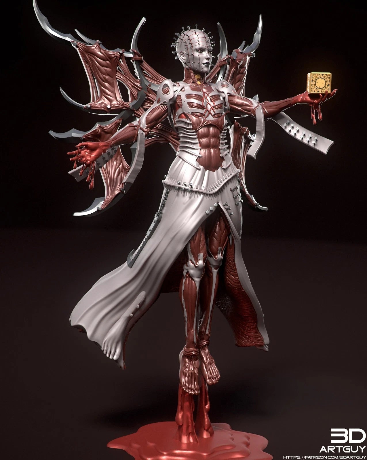 3dArtGuy- Hell Priestess 50mm