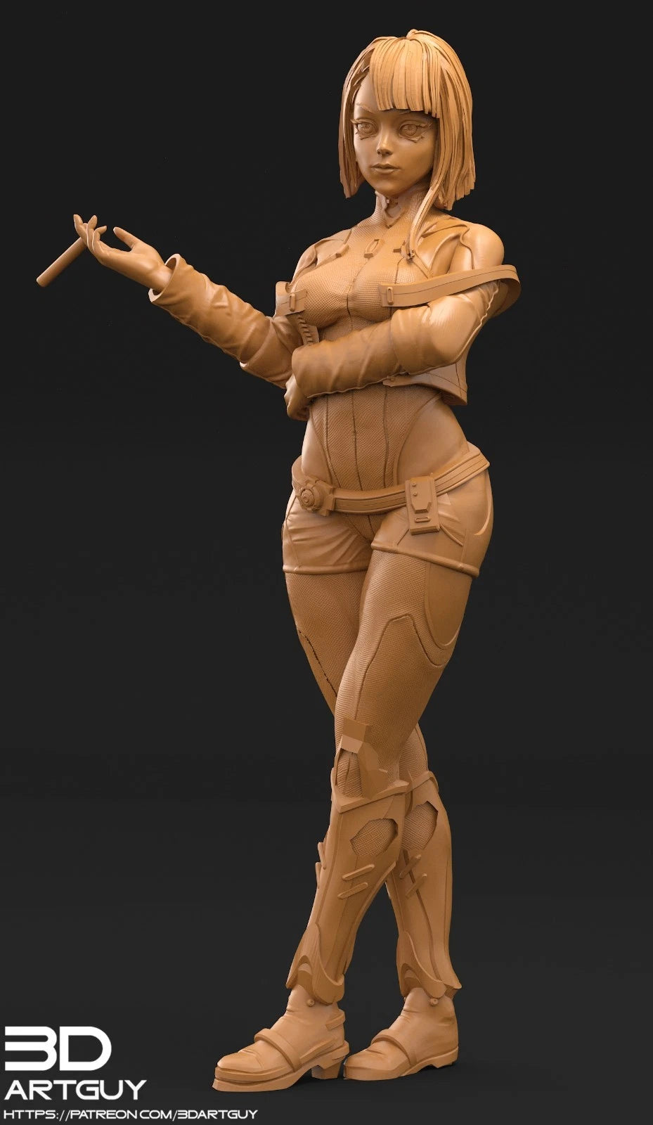 3dArtGuy- Cyberpunk Duo Diorama 100mm