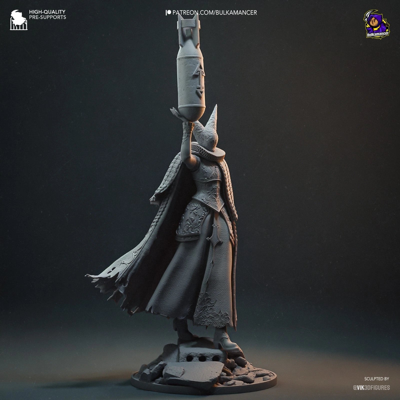 Bulkamancer Sculpts Bomb Witch 1/8TH Statue Unpainted