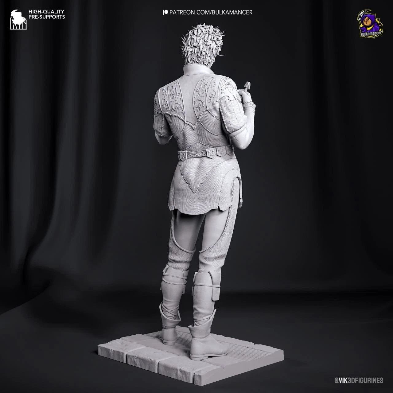 Bulkamancer Sculpts Astarion  1/8TH Statue Unpainted