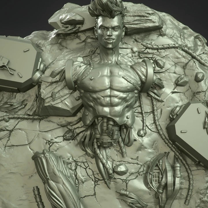 3dArtGuy- Cyberpunk Monster Diorama 100mm