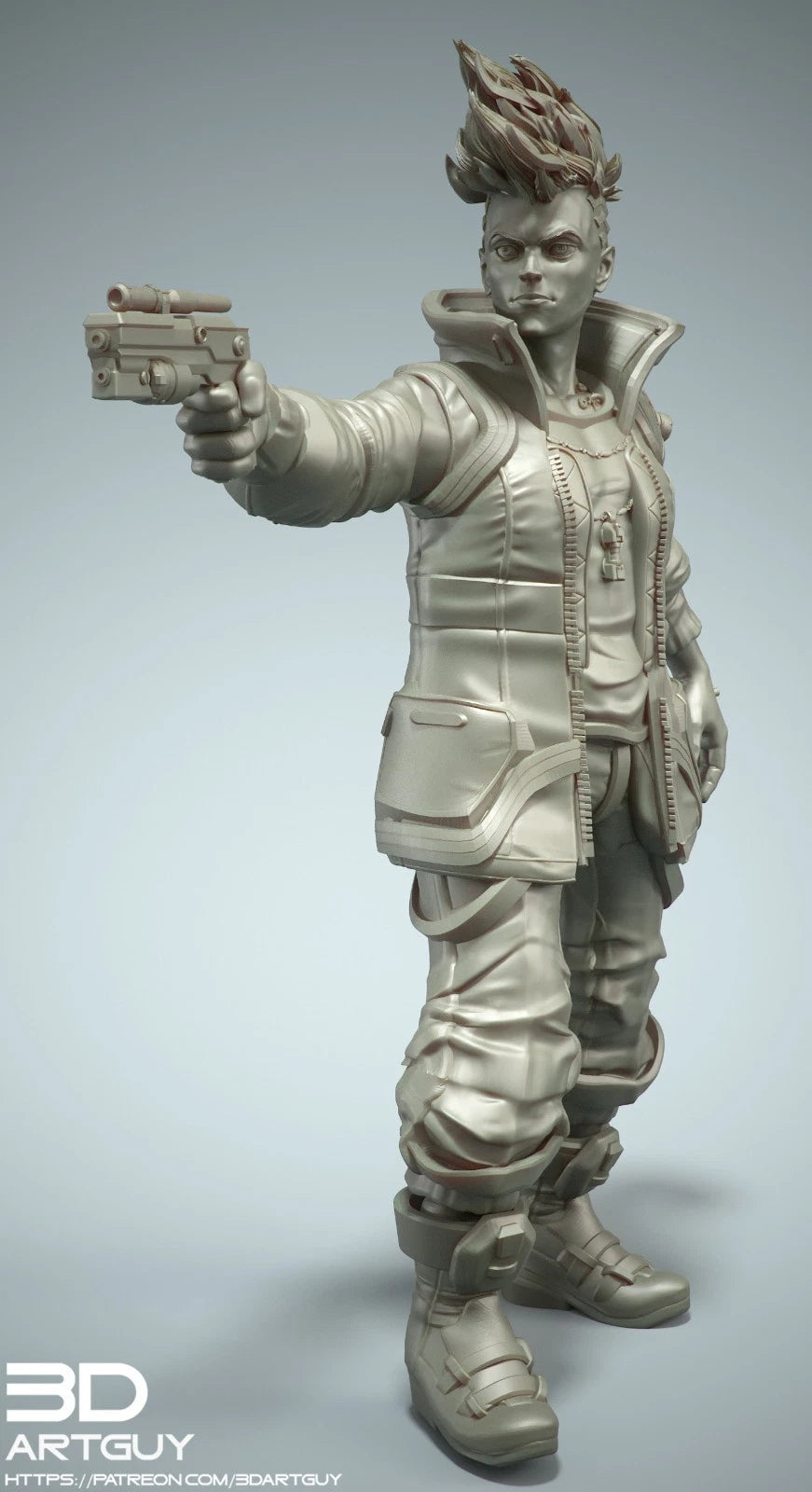 3dArtGuy- Cyberpunk Duo Diorama 100mm