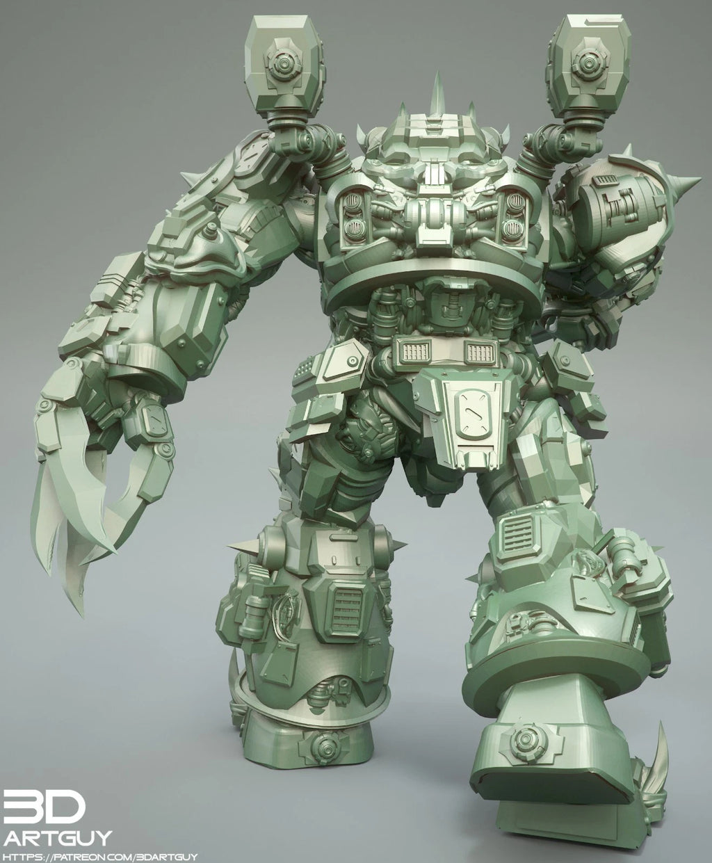 3dArtGuy- Orc War Machine 50mm