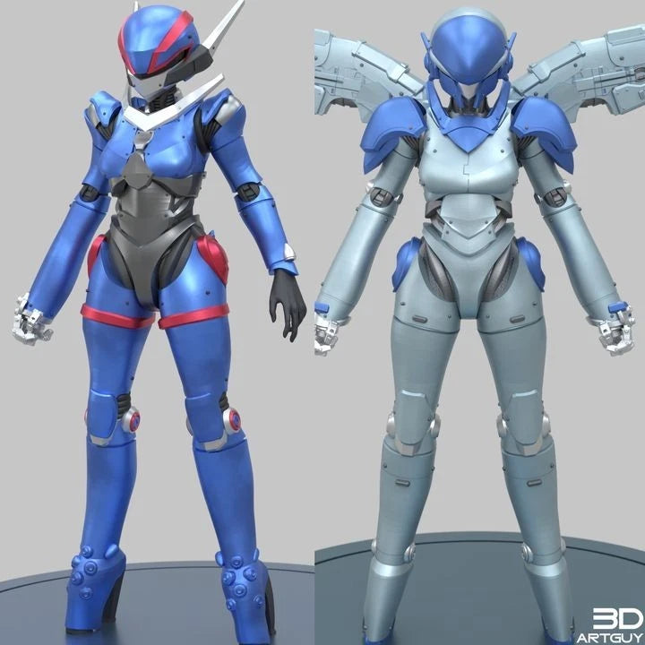 3dArtGuy- Saber Knights x4 32mm Miniatures