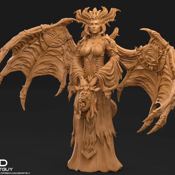 3dArtGuy- Demon Lord 50mm Miniature