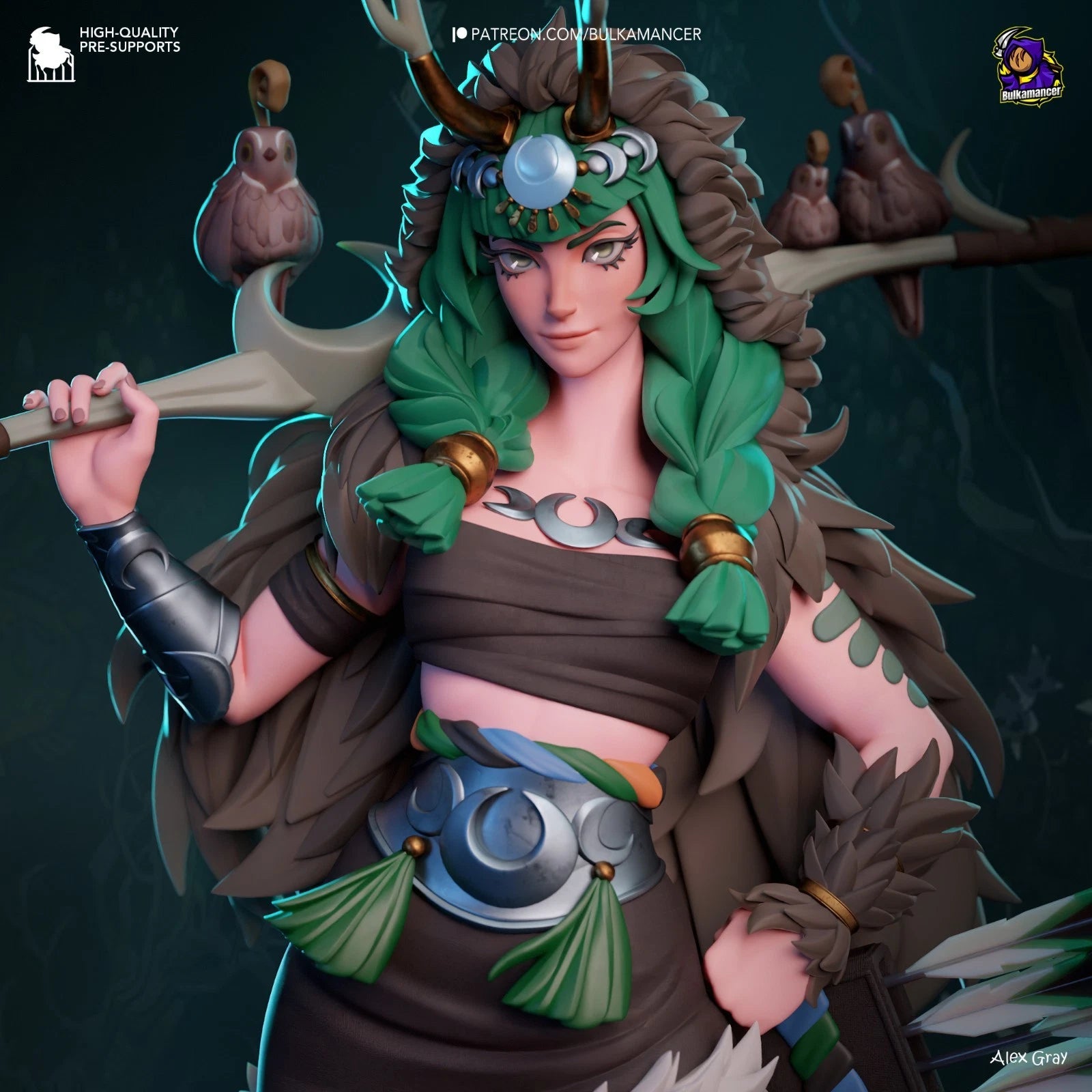 Bulkamancer Sculpts Artemis Hades  1/8TH Statue