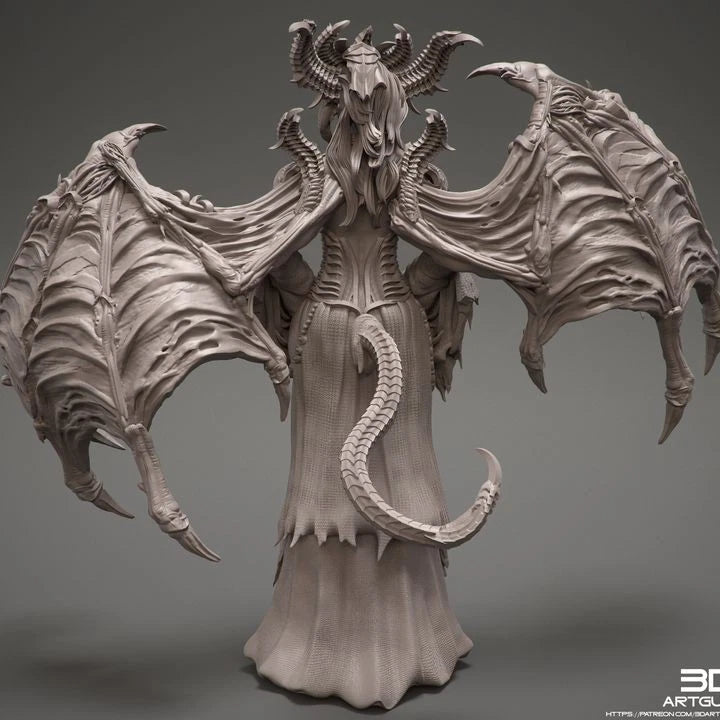 3dArtGuy- Demon Lord 50mm Miniature