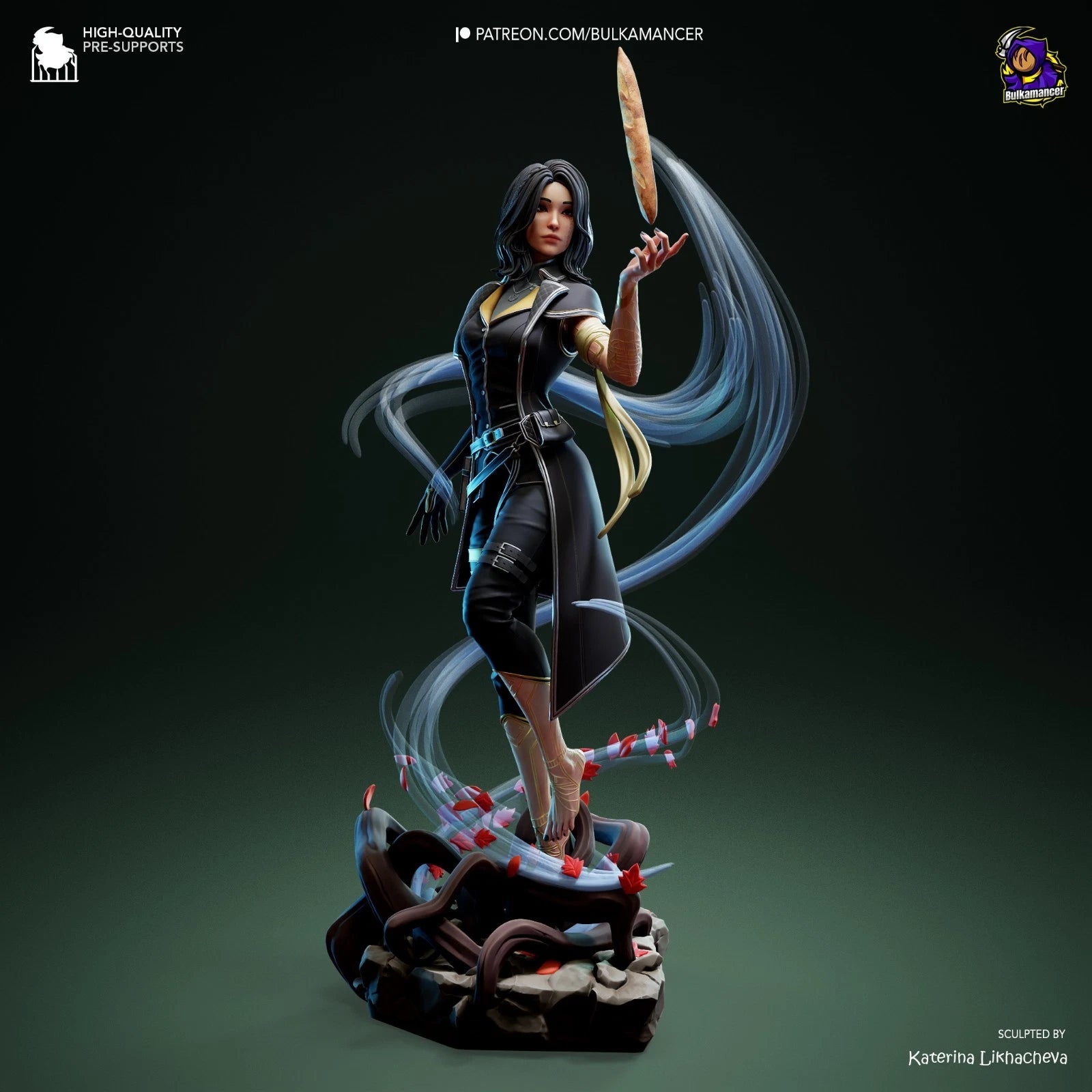 Bulkamancer Sculpts  Lune Clair Obscur: Expedition 33 1/8TH Statue Unpainted