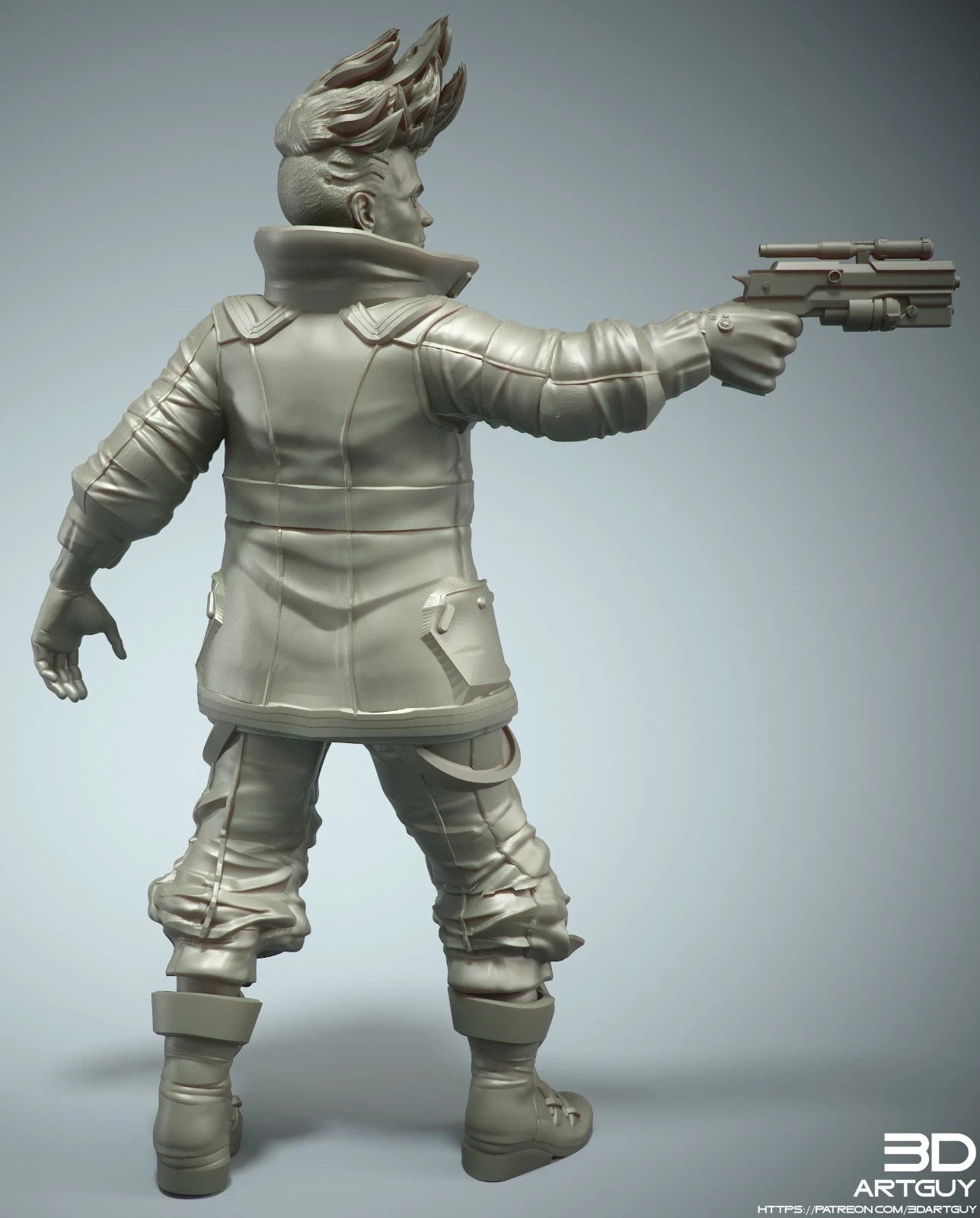 3dArtGuy- Cyberpunk Duo Diorama 100mm