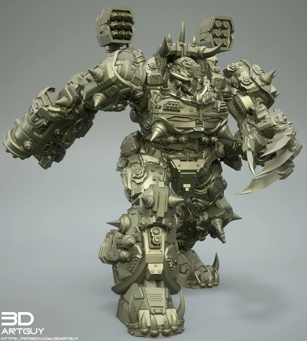 3dArtGuy- Orc War Machine 50mm