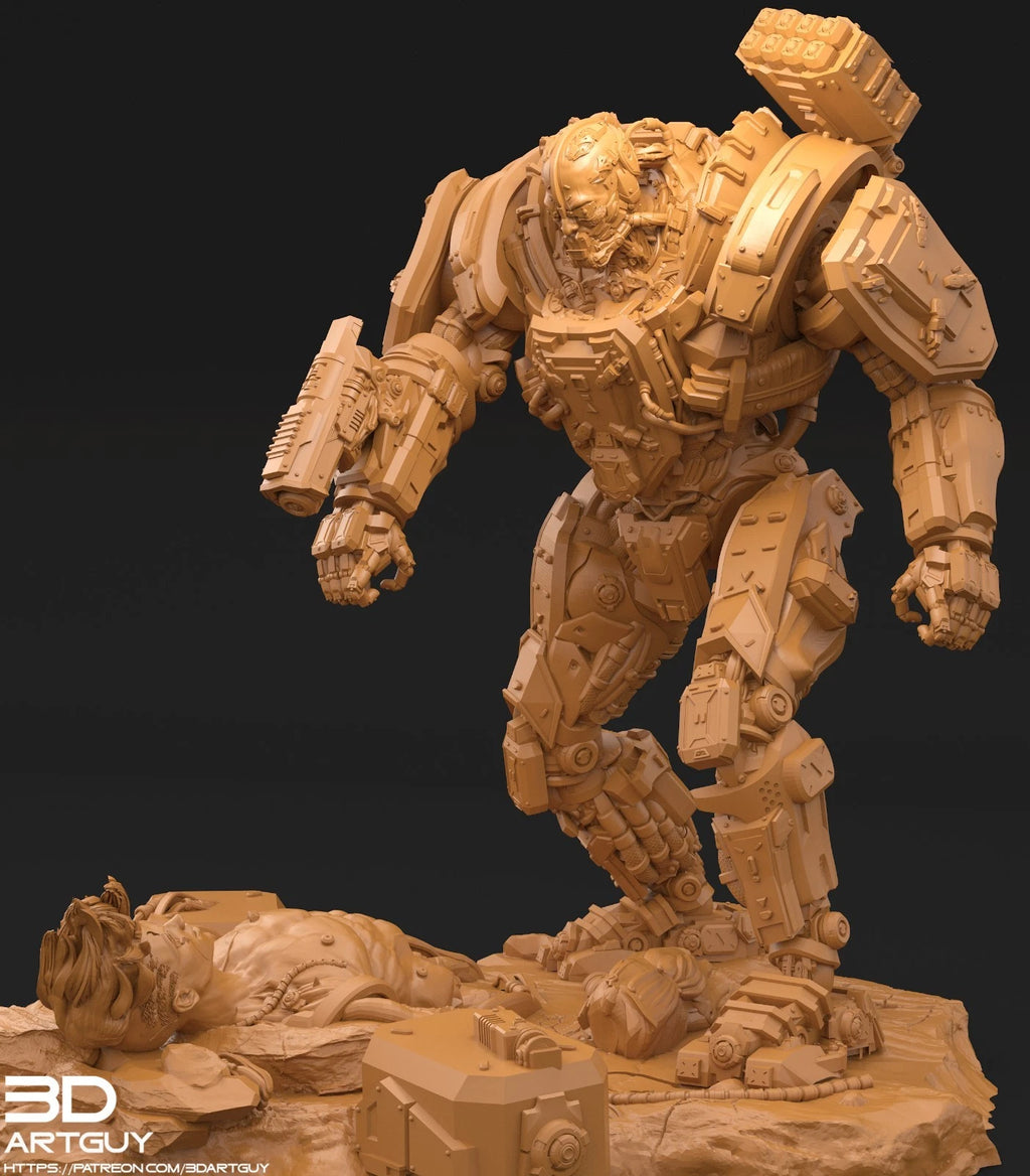 3dArtGuy- Cyberpunk Monster Diorama 100mm