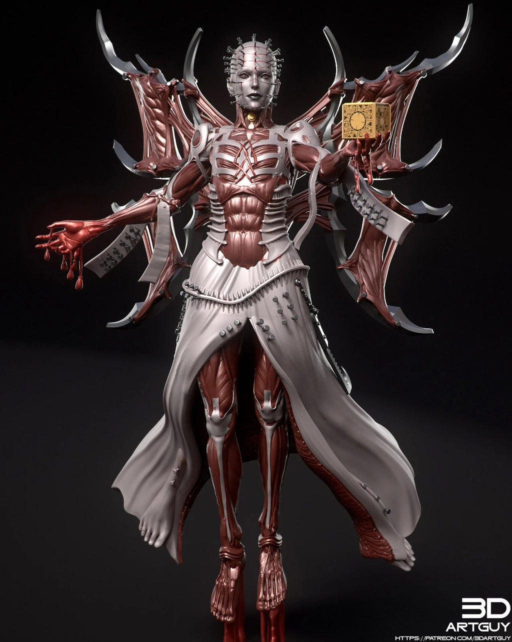 3dArtGuy- Hell Priestess 50mm